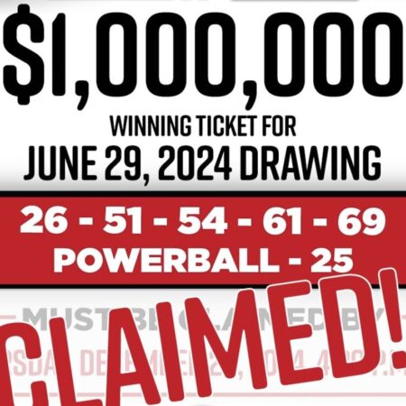 $1M Powerball ticket claimed just hours before it ends