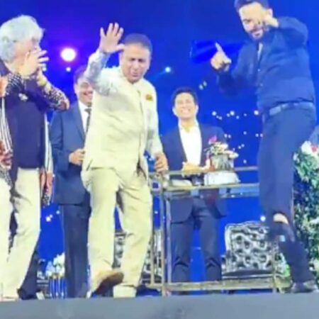 Sunil Gavaskar Treats Fans With Dance Moves On Om Shanti Om, Sachin Tendulkar Does This – Watch