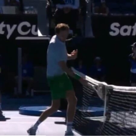 Russian Tennis Star Daniil Medvedev Set To Pay Big Price After Smashing Racquet, Camera At Australian Open. watch