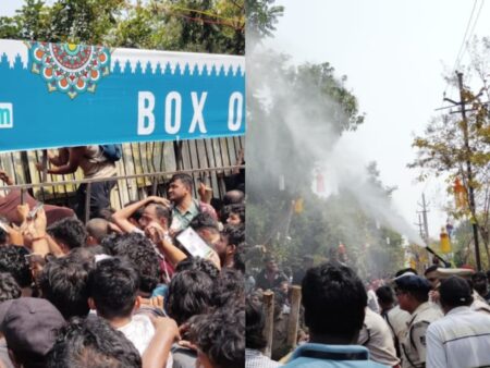 Police Resort to Water Cannons for Controlling Stampede-Like Situation for India vs England Cuttack ODI TICKET-SEEKERS