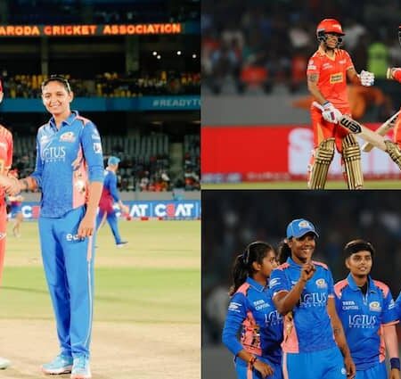 Mumbai Indians Needs 121 Runs to Win Against Gujarat Giants Harleen Deol Hayley Mathews Gg vs Mi WPL 2025