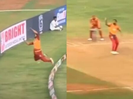 Bizarre! Terrific Fielding Saves Sure-Shot 4 But Bowler Concedes 6 on Same Ball. Watch