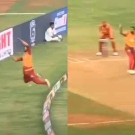 Bizarre! Terrific Fielding Saves Sure-Shot 4 But Bowler Concedes 6 on Same Ball. Watch