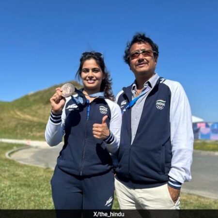 Double Olympic Medallist Manu Bhaker Opens Up on Coach Jaspal Rana's future